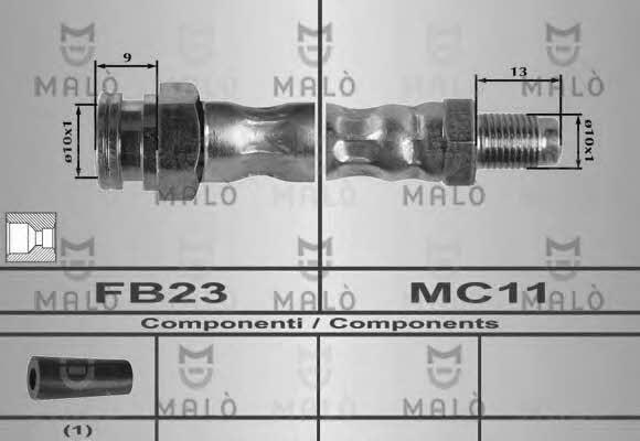 Malo 80181 Brake Hose 80181