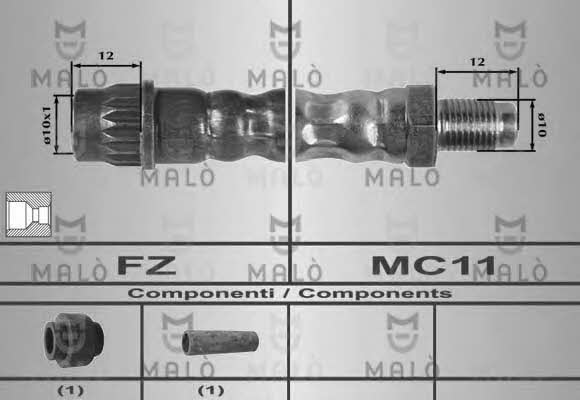 Malo 80257 Brake Hose 80257