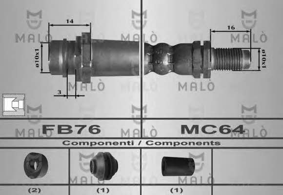 Malo 80450 Brake Hose 80450