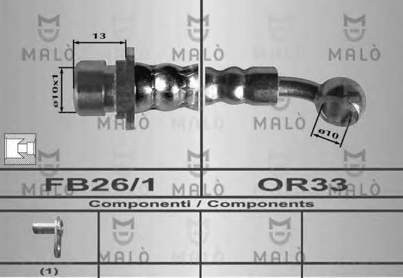 Malo 80469 Brake Hose 80469