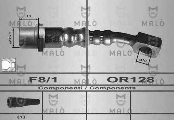 Malo 80584 Brake Hose 80584