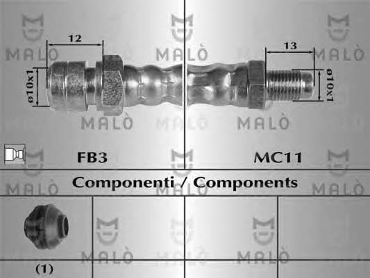 Malo 80590 Brake Hose 80590