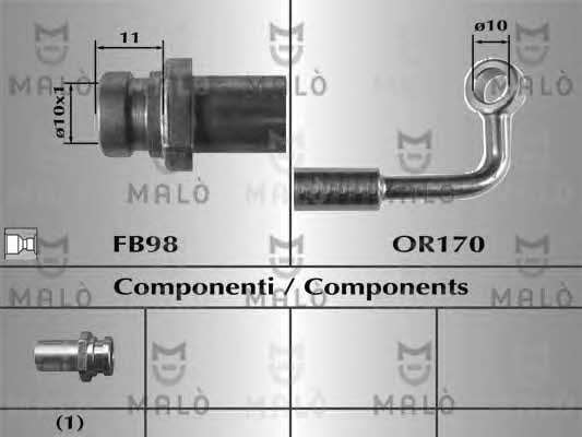 Malo 80642 Brake Hose 80642