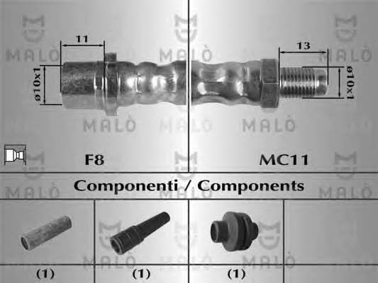 Malo 80644 Brake Hose 80644