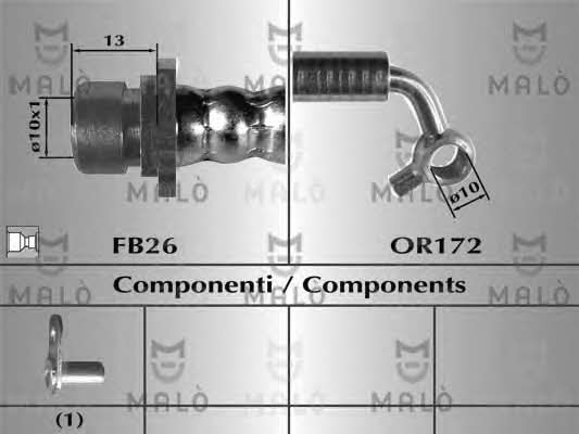 Malo 80769 Brake Hose 80769