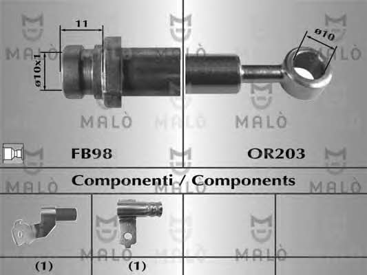 Malo 80779 Brake Hose 80779