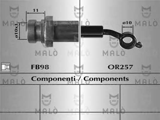 Malo 80780 Brake Hose 80780