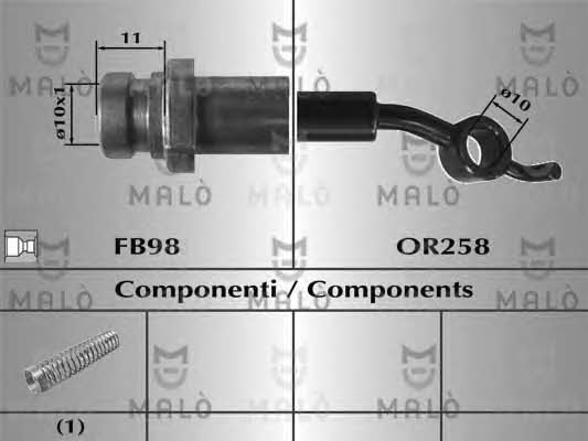 Malo 80781 Brake Hose 80781