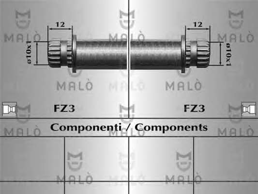 Malo 80811 Brake Hose 80811