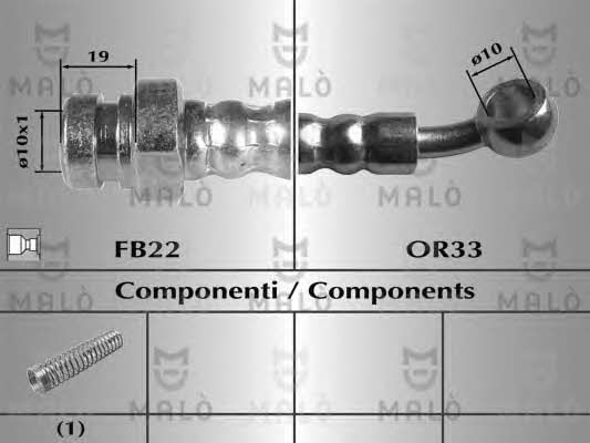Malo 80902 Brake Hose 80902