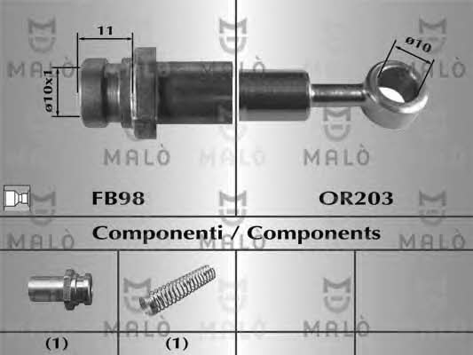 Malo 80904 Brake Hose 80904