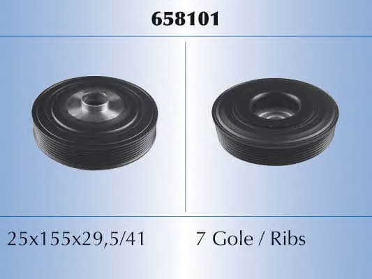 658101 Malo Pulley crankshaft