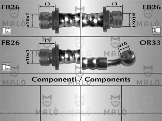 Malo 80975 Brake Hose 80975
