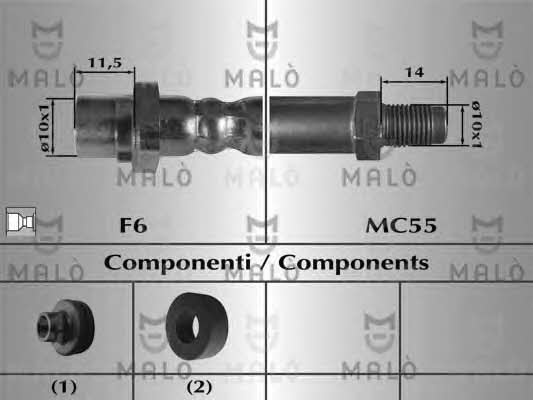 Malo 80994 Brake Hose 80994