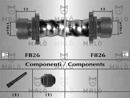 Malo 80997 Brake Hose 80997