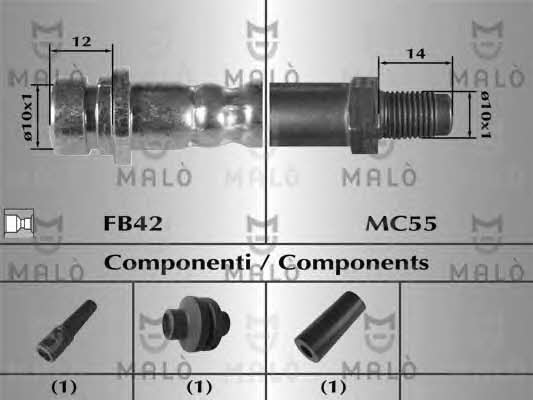 Malo 81038 Brake Hose 81038