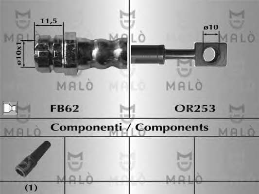 Malo 81067 Brake Hose 81067