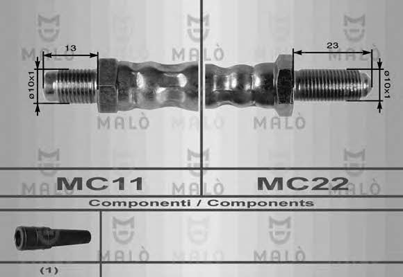 Malo 8205 Brake Hose 8205