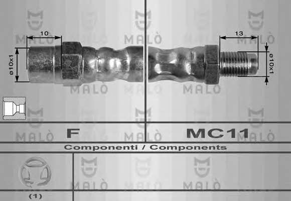 Malo 8233 Brake Hose 8233