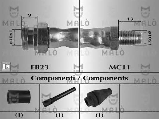 Malo 8264 Brake Hose 8264