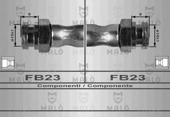 Malo 8265 Brake Hose 8265