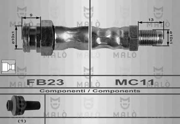 Malo 8375 Brake Hose 8375