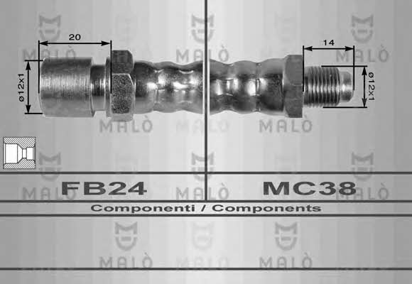 Malo 8412 Clutch hose 8412