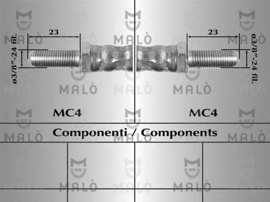 Malo 8453 Brake Hose 8453