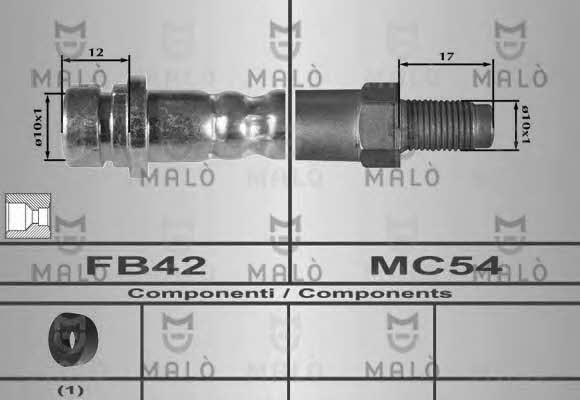 Malo 8543 Brake Hose 8543