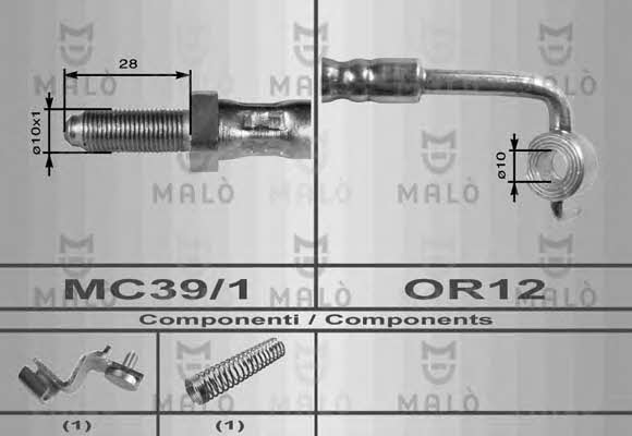 Malo 8557 Brake Hose 8557