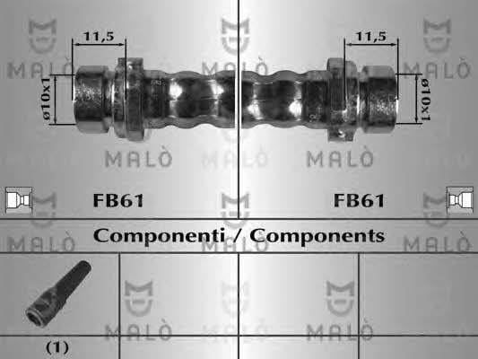Malo 8970 Brake Hose 8970