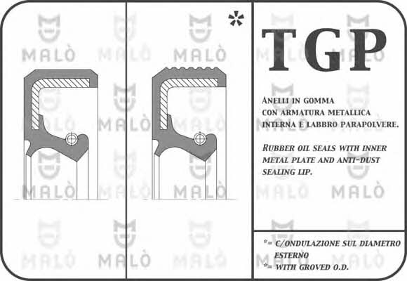 Malo 11566P SHAFT SEALS SINGLE 11566P