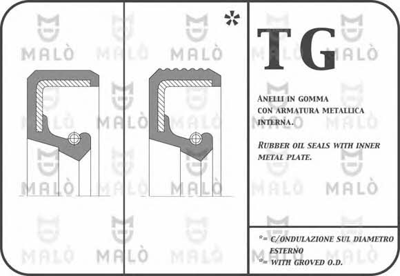 Malo 1019 Ring sealing 1019