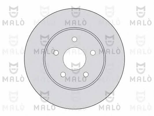 Malo 1110027 Rear brake disc, non-ventilated 1110027
