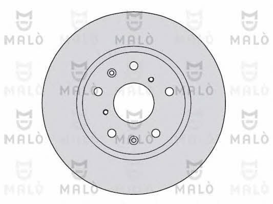 Malo 1110125 Front brake disc ventilated 1110125