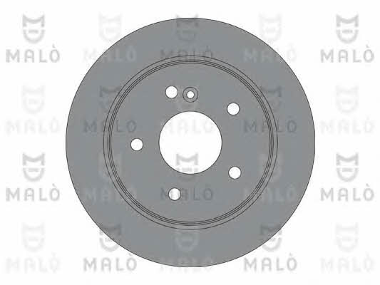 Malo 1110222 Rear brake disc, non-ventilated 1110222