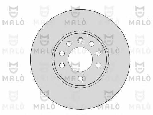 Malo 1110077 Front brake disc ventilated 1110077