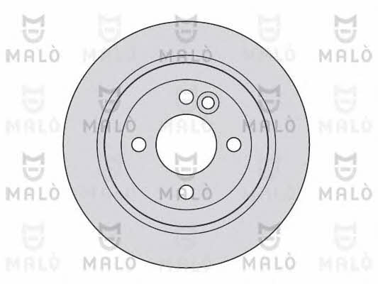 Malo 1110023 Rear brake disc, non-ventilated 1110023