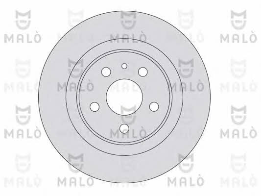 Malo 1110055 Rear brake disc, non-ventilated 1110055