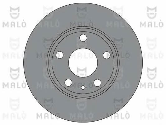 Malo 1110235 Rear brake disc, non-ventilated 1110235