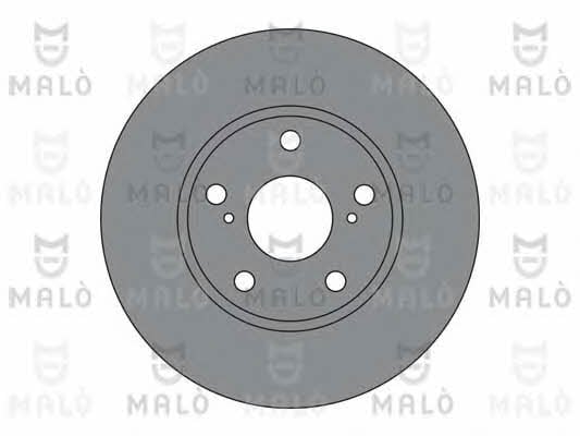 Malo 1110340 Front brake disc ventilated 1110340