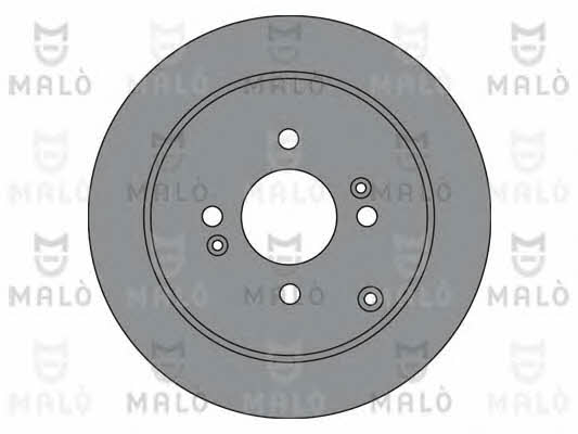 Malo 1110254 Rear brake disc, non-ventilated 1110254