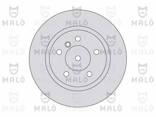 Malo 1110186 Front brake disc ventilated 1110186