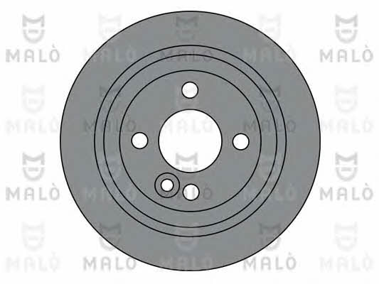 Malo 1110256 Rear brake disc, non-ventilated 1110256