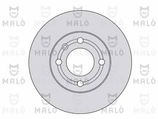 Malo 1110158 Front brake disc ventilated 1110158