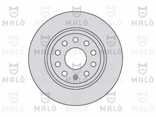Malo 1110060 Rear brake disc, non-ventilated 1110060