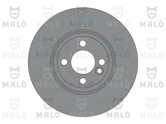 Malo 1110381 Front brake disc ventilated 1110381