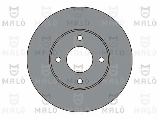 Malo 1110425 Front brake disc ventilated 1110425