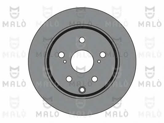 Malo 1110251 Rear brake disc, non-ventilated 1110251