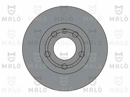 Malo 1110244 Rear brake disc, non-ventilated 1110244